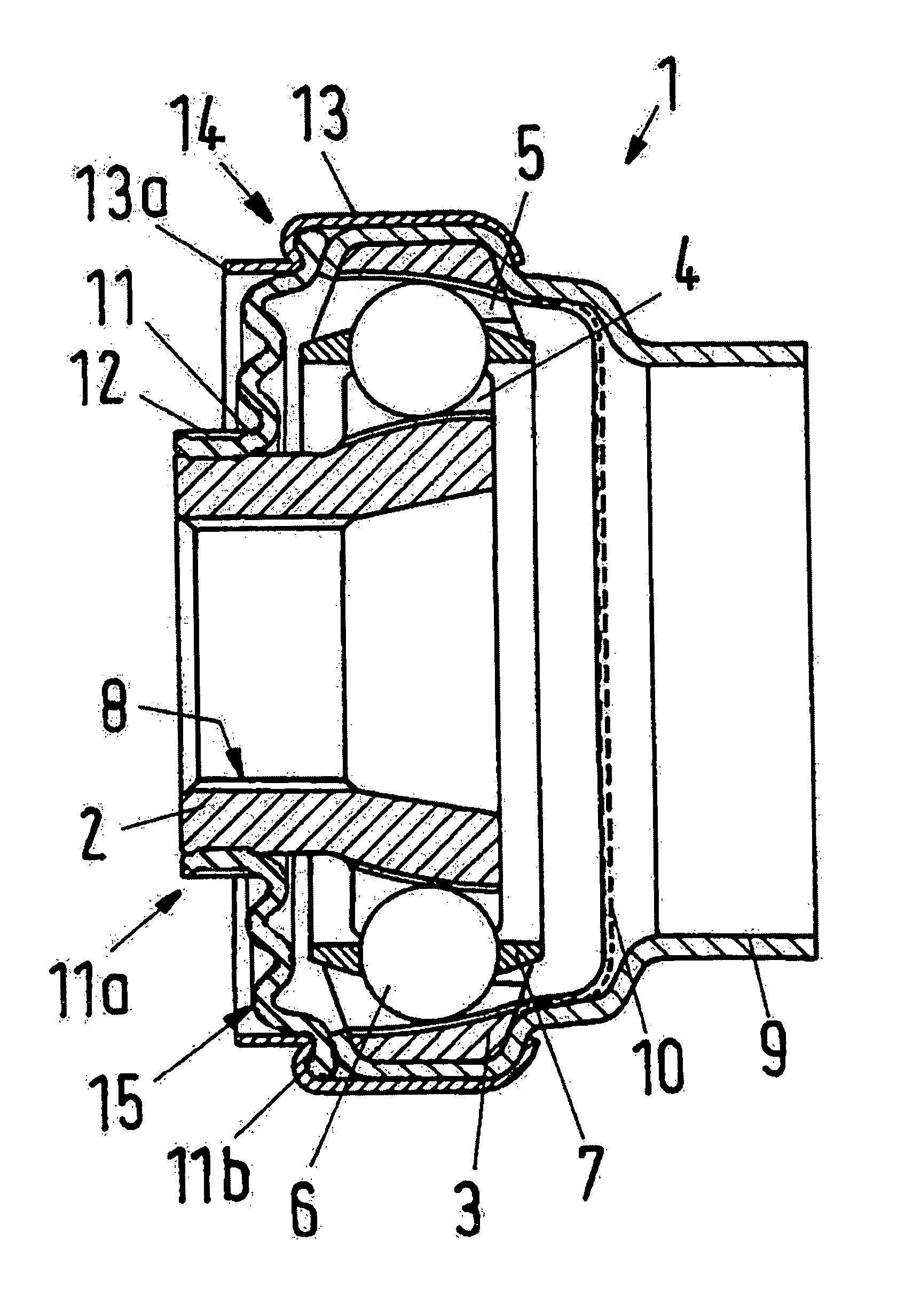 Homokinetic joint having a sealing arrangement