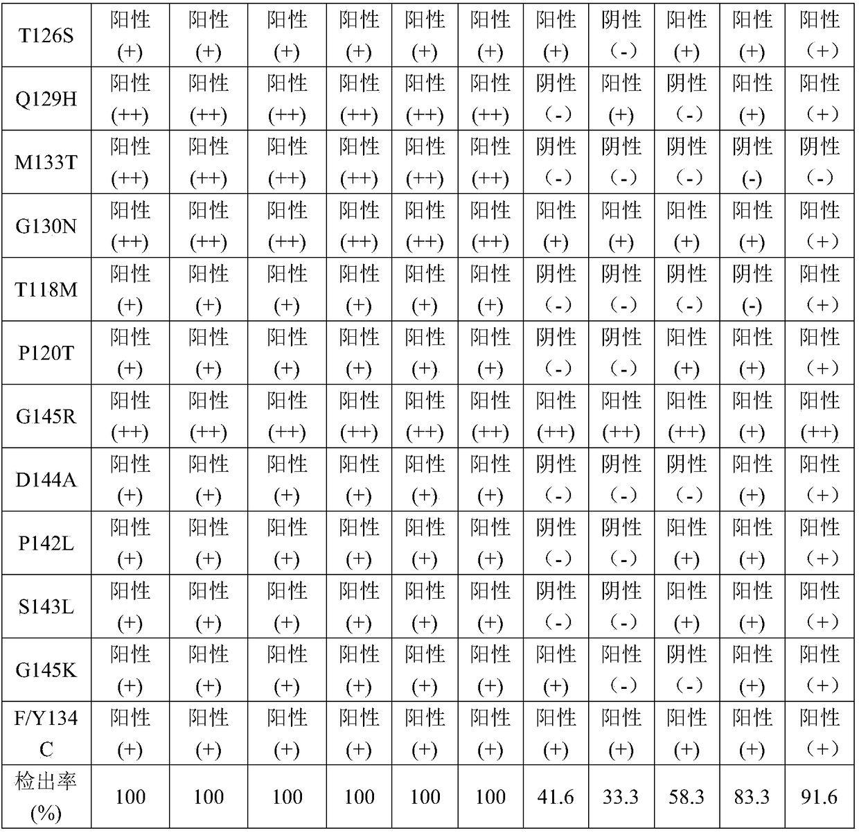 Hepatitis B surface antigen chemiluminiscence immune detection reagent kit and application thereof