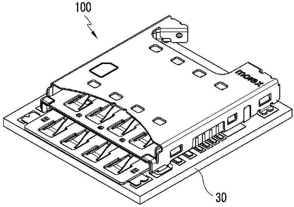 Dual card type socket and assembly method thereof