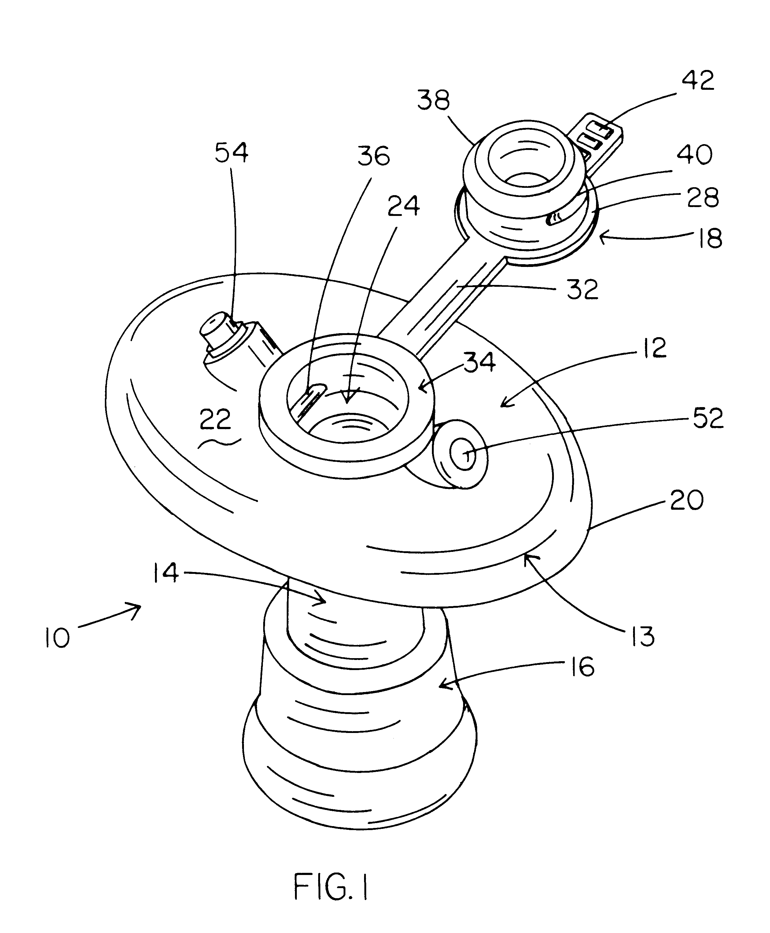 Pad for use with a continent ostomy port