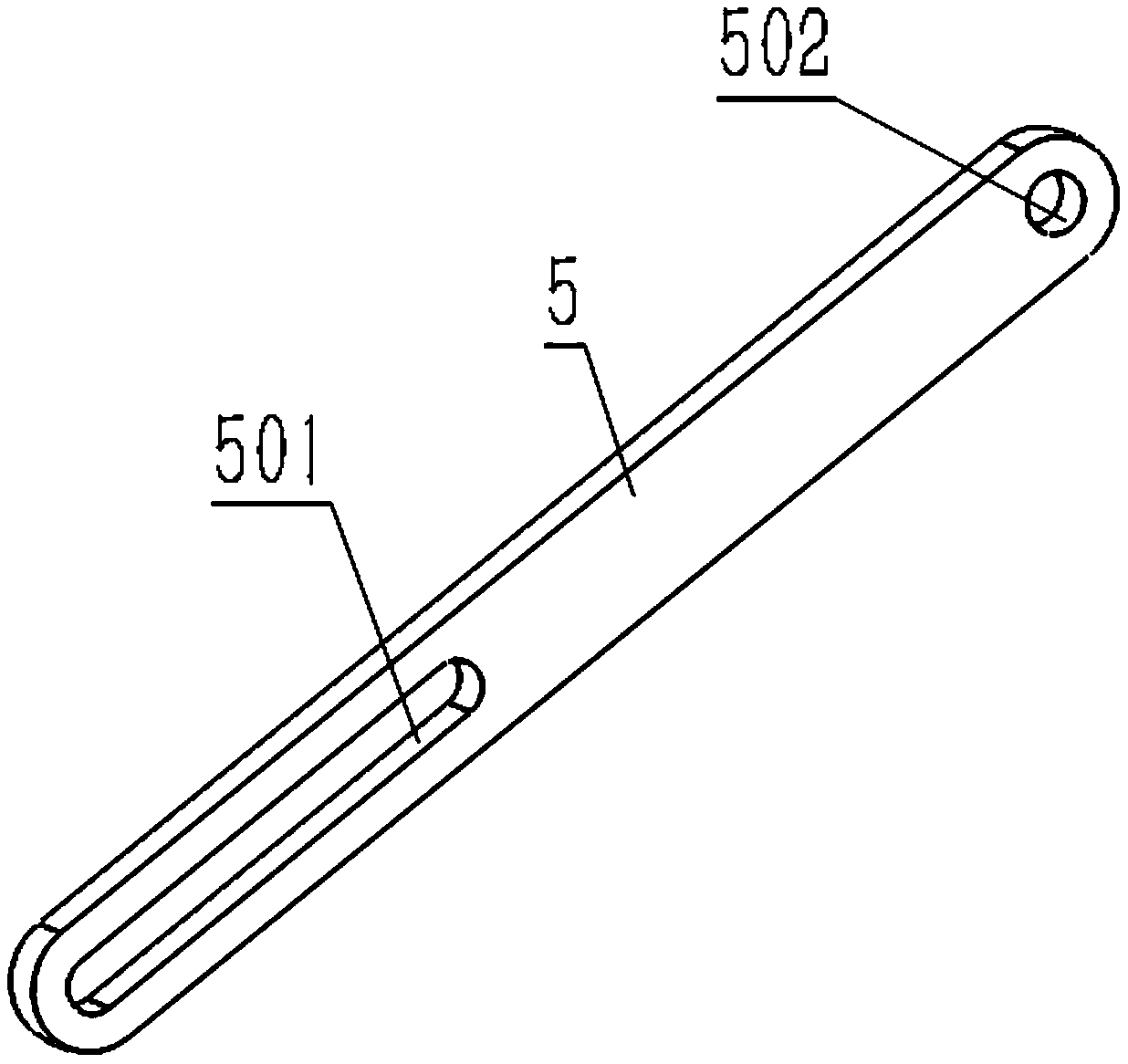 Lurk type simple double-layer garage