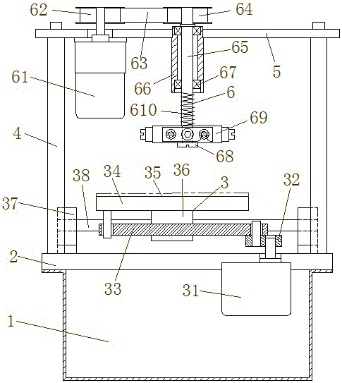 A high-efficiency electrochemical electrode polishing machine and its use method