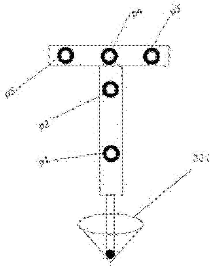 Plane structured light and light pen-based precise three-dimensional measurement method for complex part