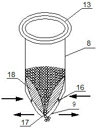 An automatic feeding trough for calf pellet feed