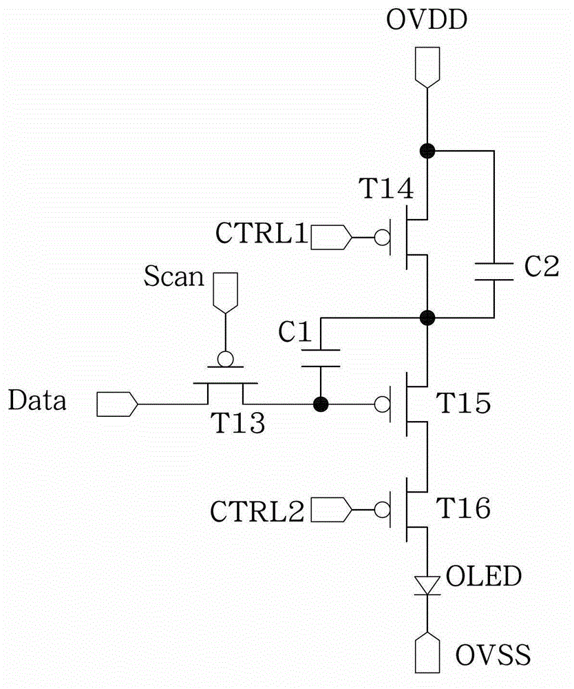 Pixel compensating circuit