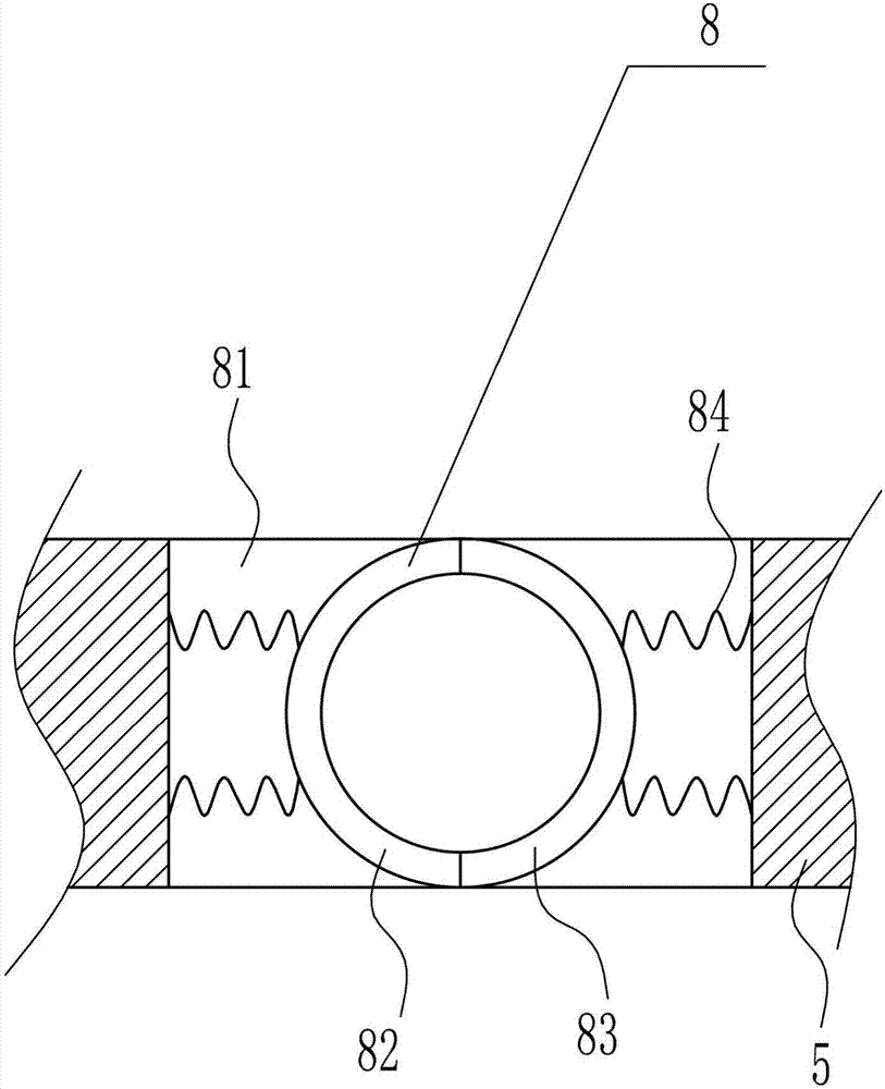 Writing brush cleaning device