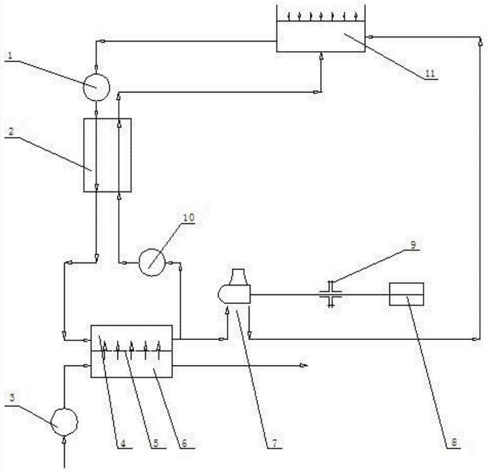 Power generation device and power generation method adopting salinity gradient power