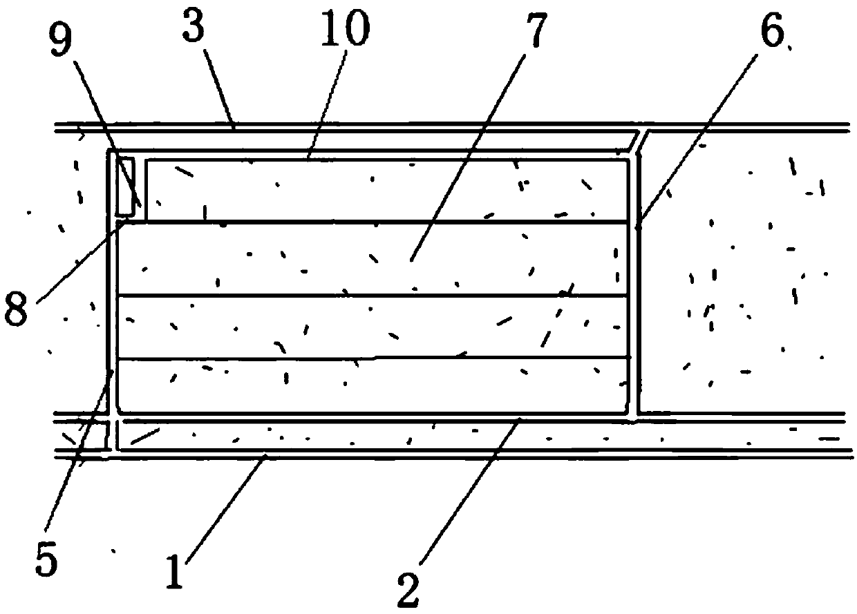 Mining area self-reserved roadway non-pillar mining method suitable for gently inclined coal seam