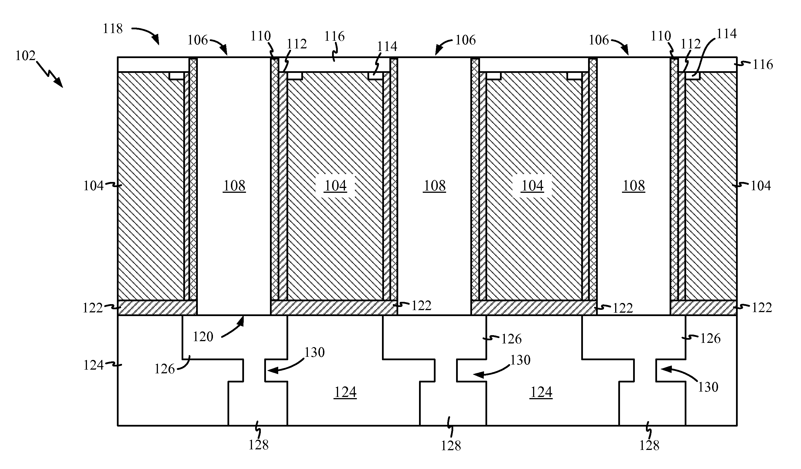 Via Structure Integrated in Electronic Substrate