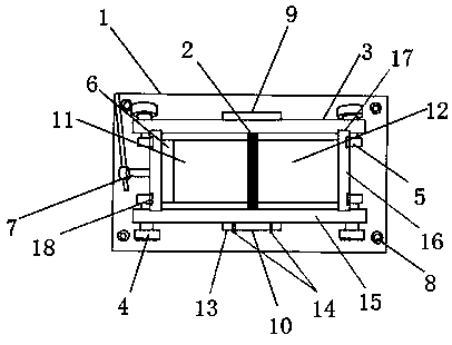 Molding mould capable of adjusting concrete interlayer bonding thickness and test method thereof