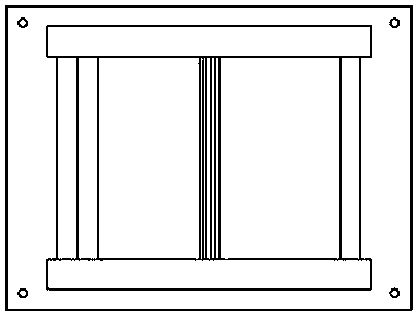 Molding mould capable of adjusting concrete interlayer bonding thickness and test method thereof