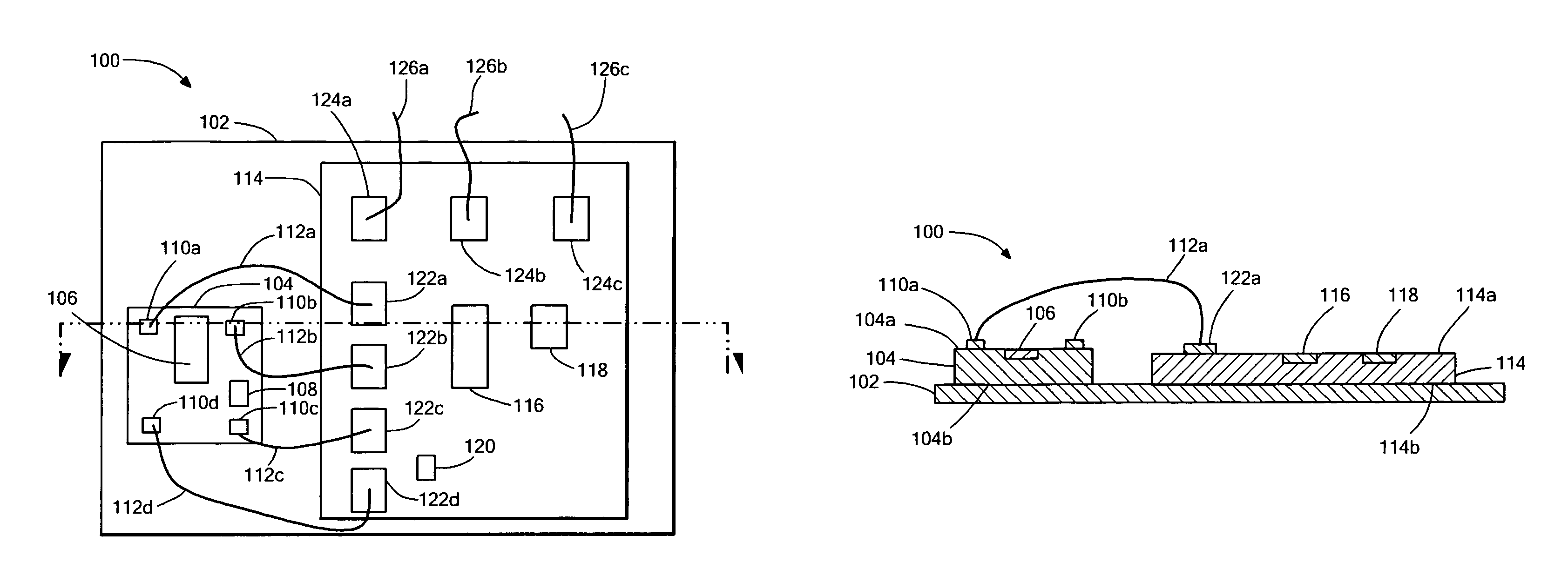 Arrangements for an integrated sensor