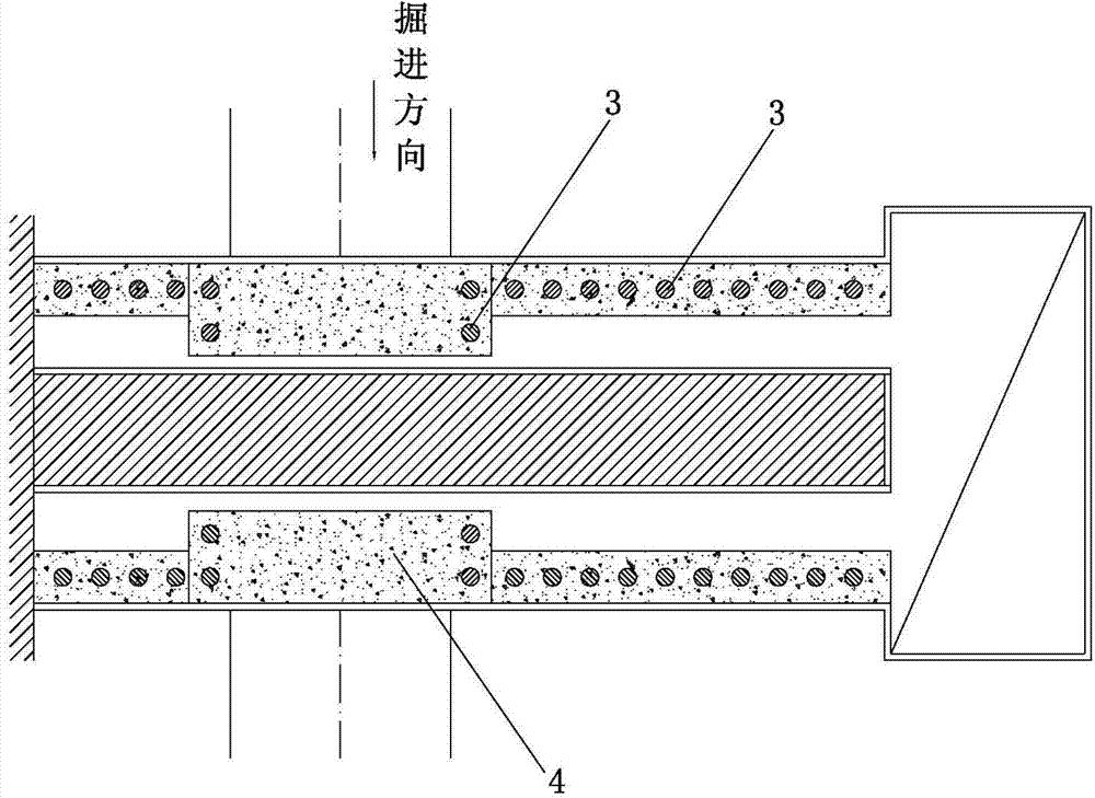 Shield station passing method of first passing large shield through station and then building air flue structure