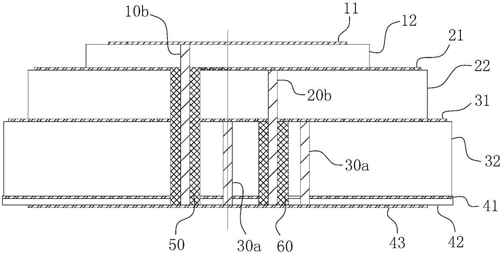 Miniature three-frequency dual-circular-polarized antenna