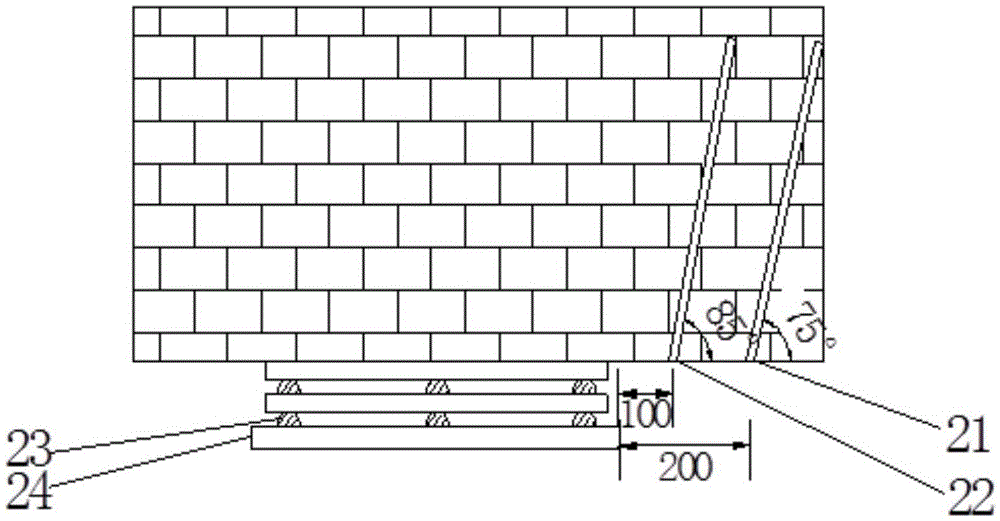 Method for supporting retained gob-side entry of blasting-mining working faces of small-area thin seam