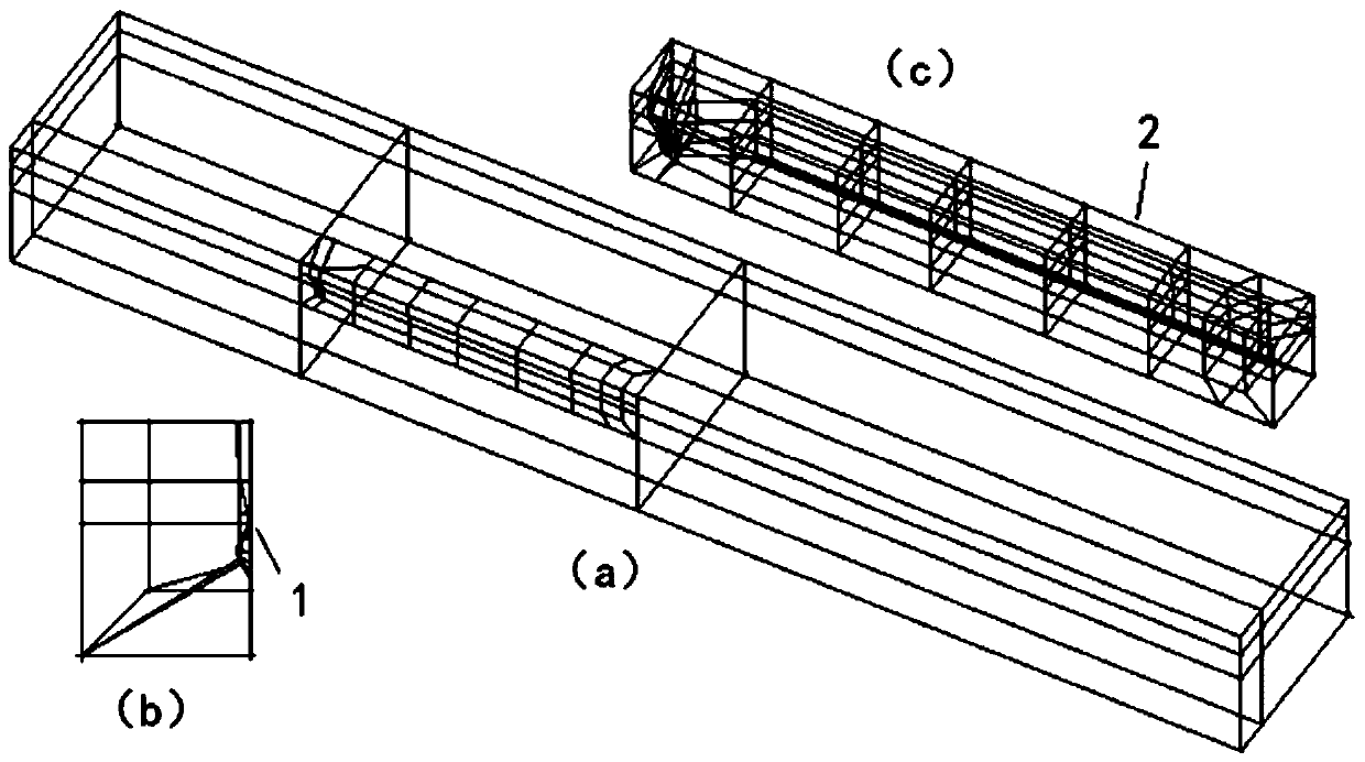 Three-dimensional digital ship model virtual resistance experiment method and system