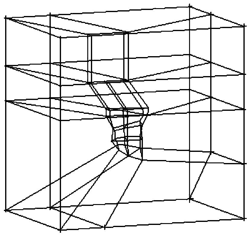 Three-dimensional digital ship model virtual resistance experiment method and system