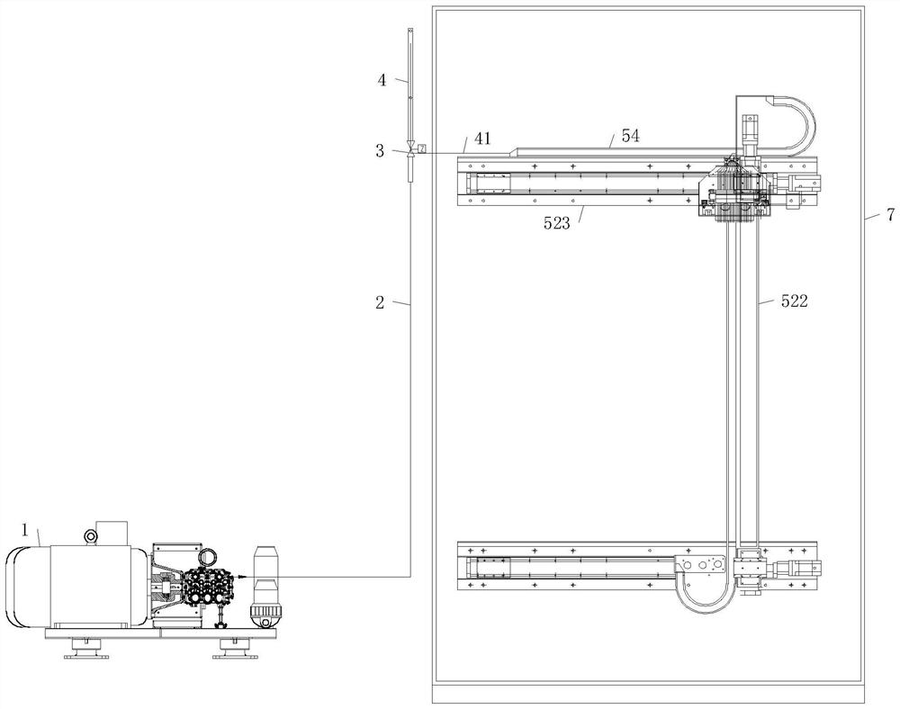 Sintered plate repairing ultrahigh-pressure cleaning system