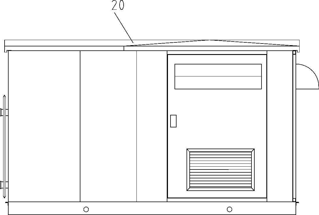 Combined type all-in-one machine for photovoltaic power generation