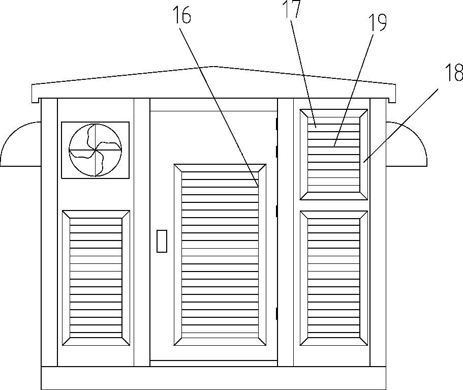 Combined type all-in-one machine for photovoltaic power generation