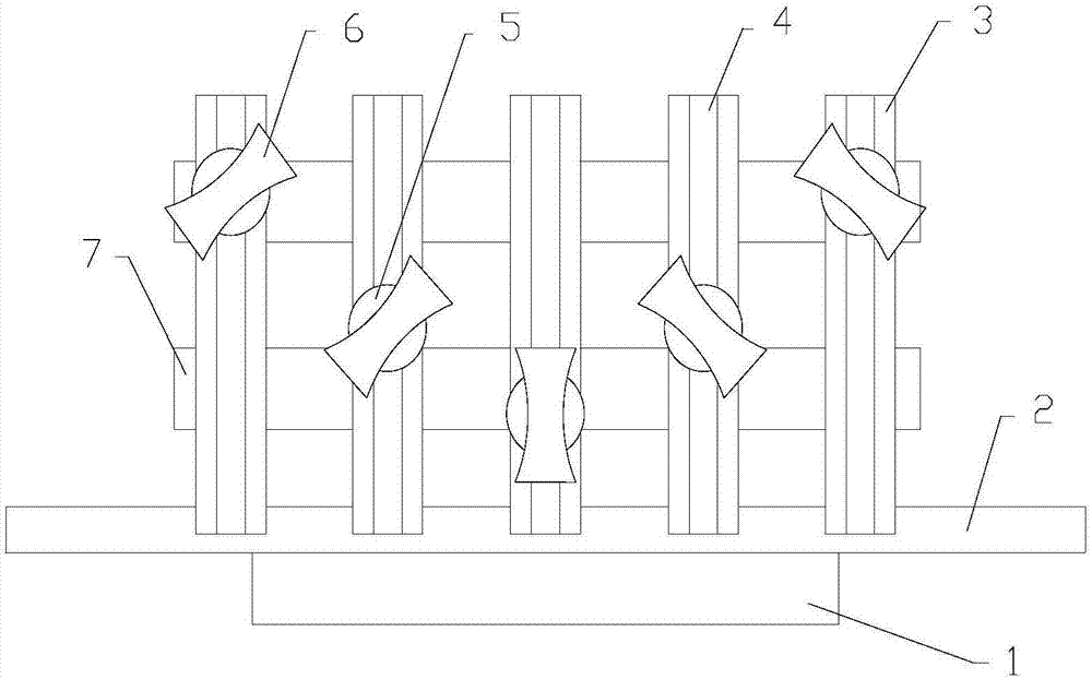 Bent tube frock clamp