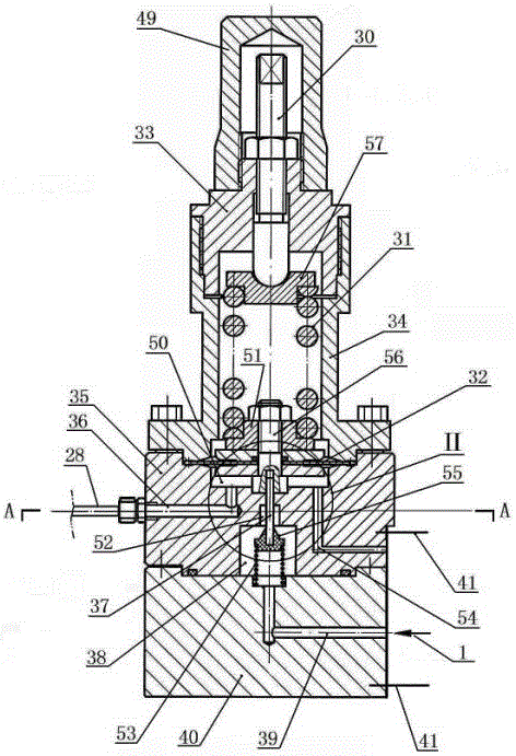 Self-pressure-loading type pressure regulator