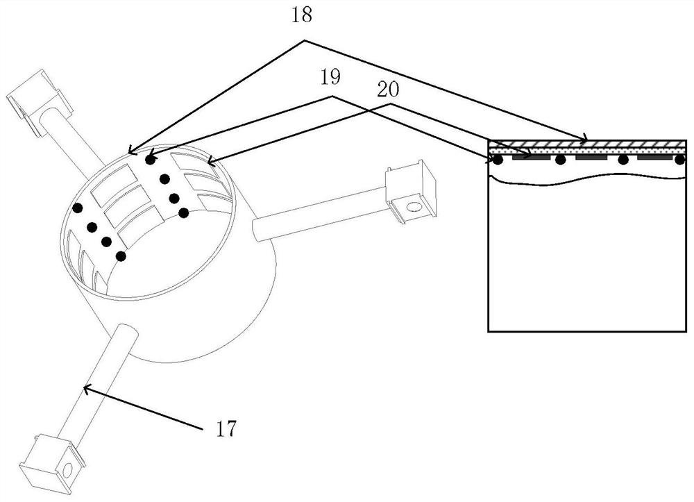 Discontinuous rotor shrinkage fit assembling device