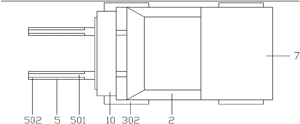 Energy-saving forklift with gravity center capable of being adjusted