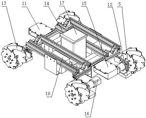 Suspension Vibration Isolation Device of Permanent Magnetic Adsorption Mecanum Wheel Vehicle