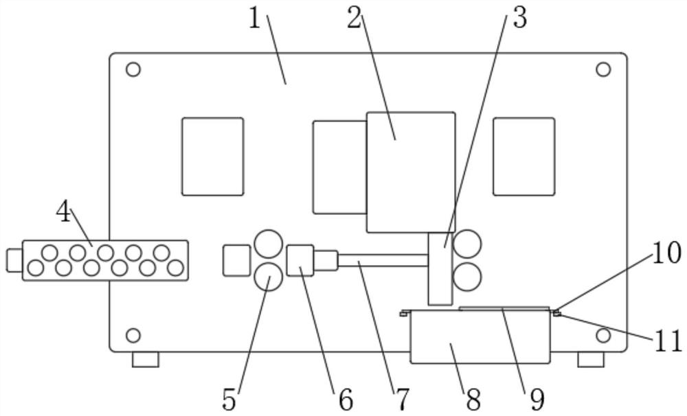 Wire harness stripping device for electric power construction