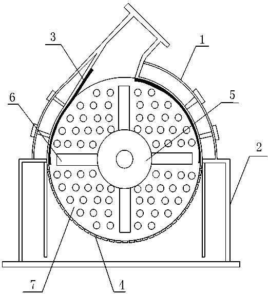 Method for producing limestone machine-made sand through dry method