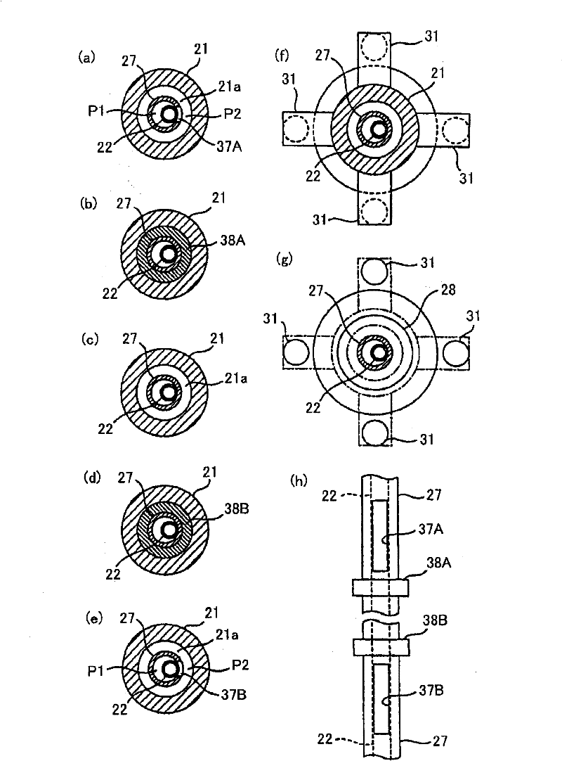 Structure for suppressing flow vibration of instrumentation guide tube