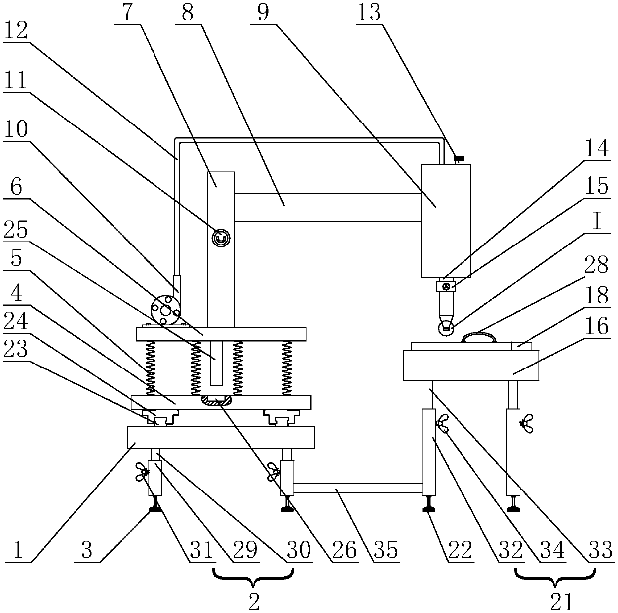 Gluing device for accountant