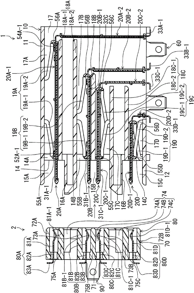 Right-angle electrical connector