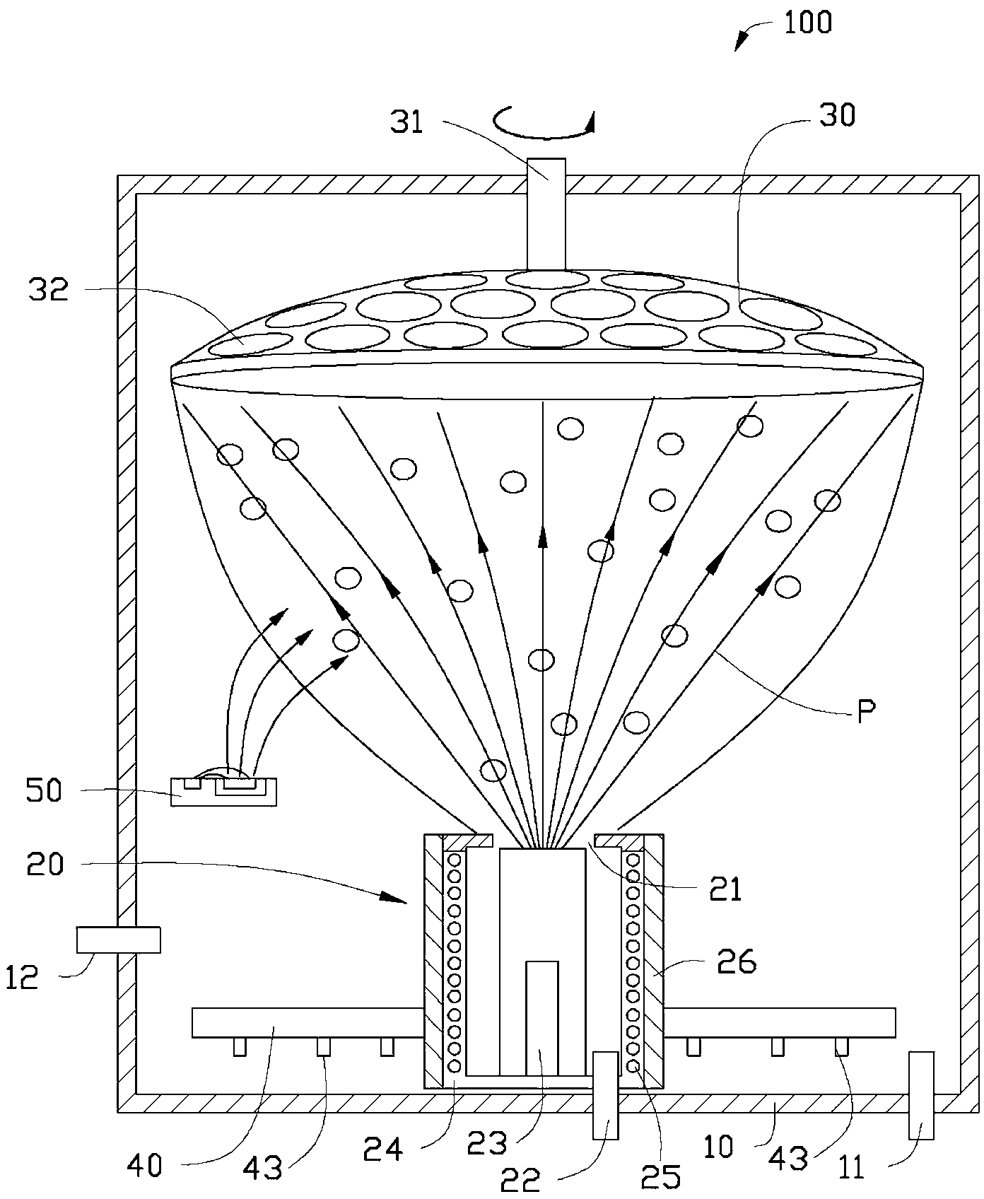 Plasma film-forming device