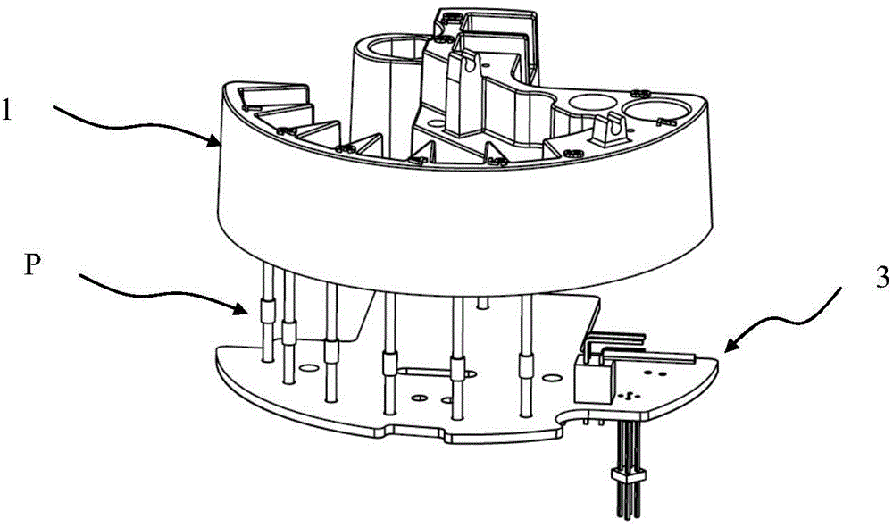 Connection terminal frame and flame-proof equipment