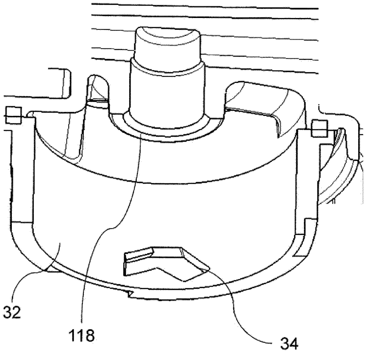 Filter system with coupling