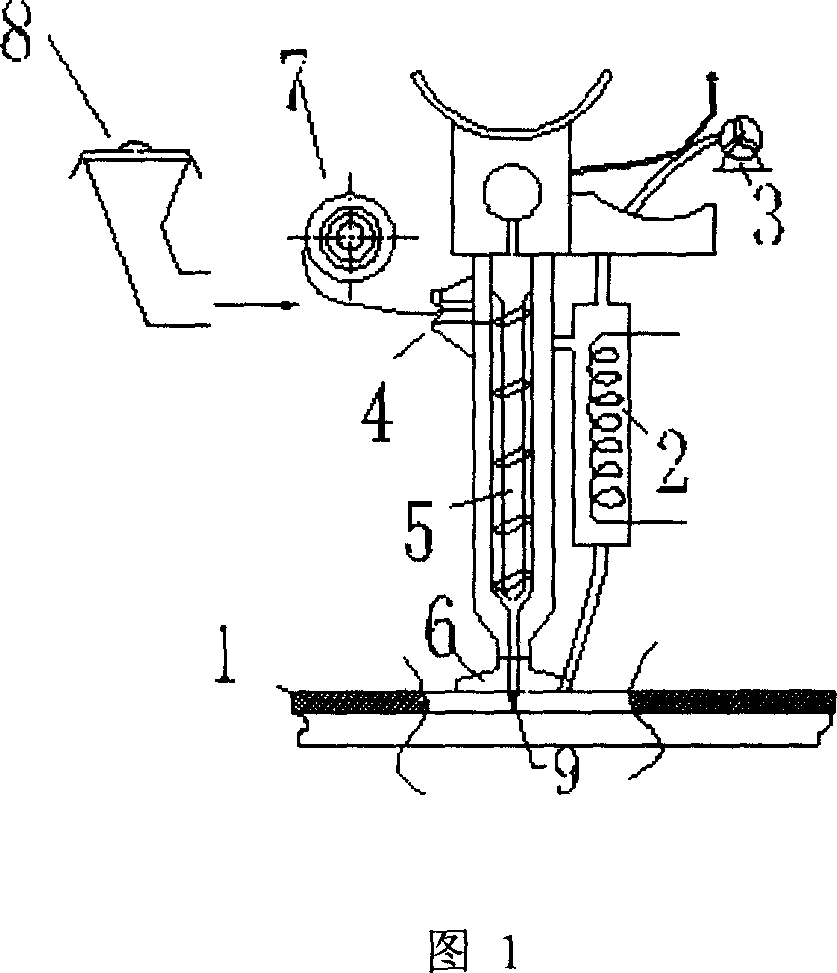 Screw extruding welding method