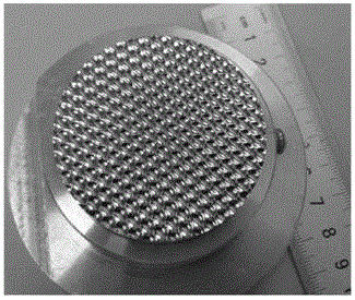 Method for manufacturing inorganic micro-optical elements in batches