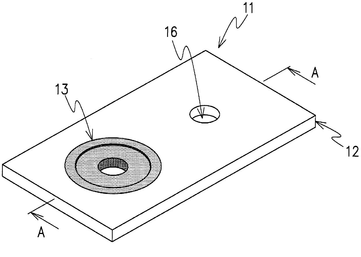 Crimping structure for metal materials, and bus bar using said crimping structure