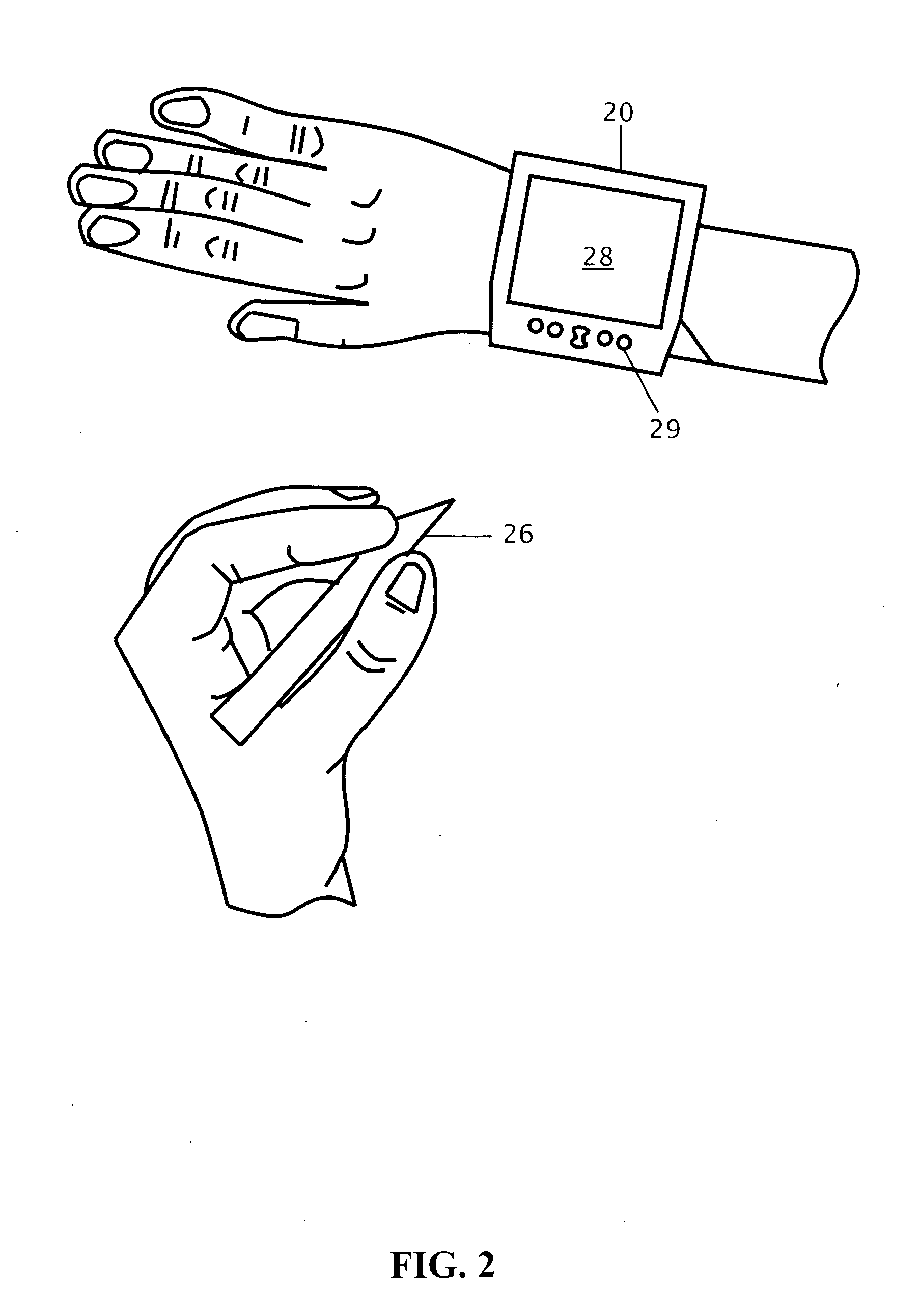 Motion detection and tracking system to control navigation and display of portable displays including on-chip gesture detection