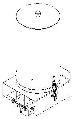 A powder metering and distributing device and method