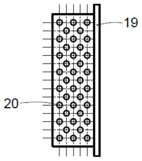 Secondary gas protection device for narrow-gap MAG/MIG automatic welding