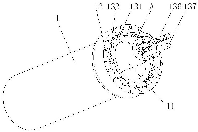 A device for adjusting the air flow of the edge suction thread of the laminating machine