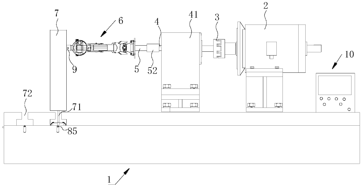 A coupling factory run-in equipment