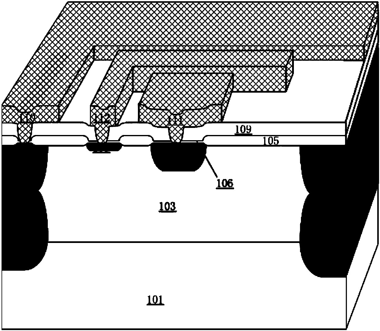 High-voltage substrate PNP bipolar junction type transistor and manufacturing method thereof