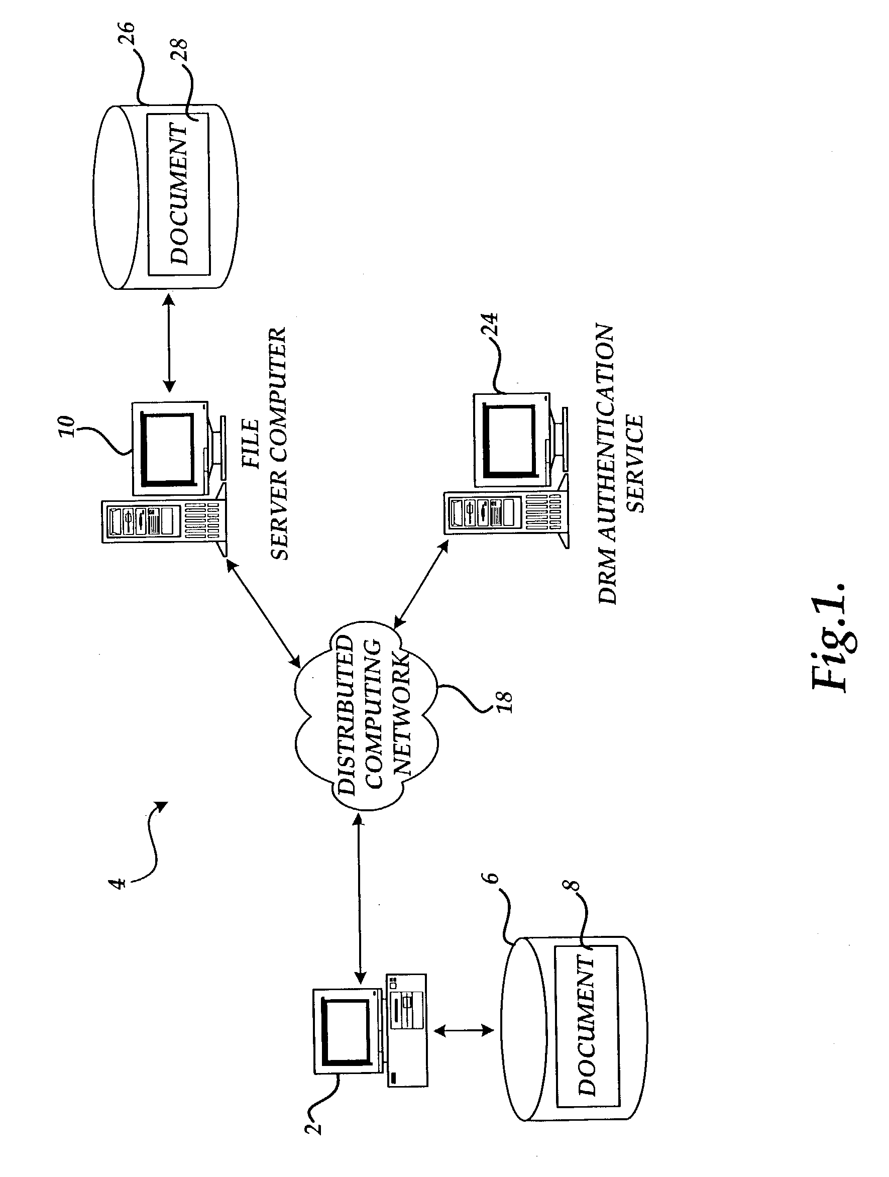 Method and apparatus for protecting regions of an electronic document