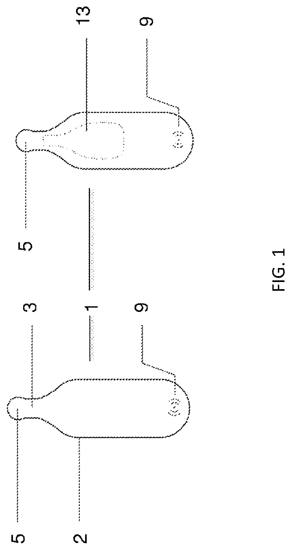 Miniature flexible thermometer for continuous measurement of human body temperature and method for measuring human body temperature with this thermometer