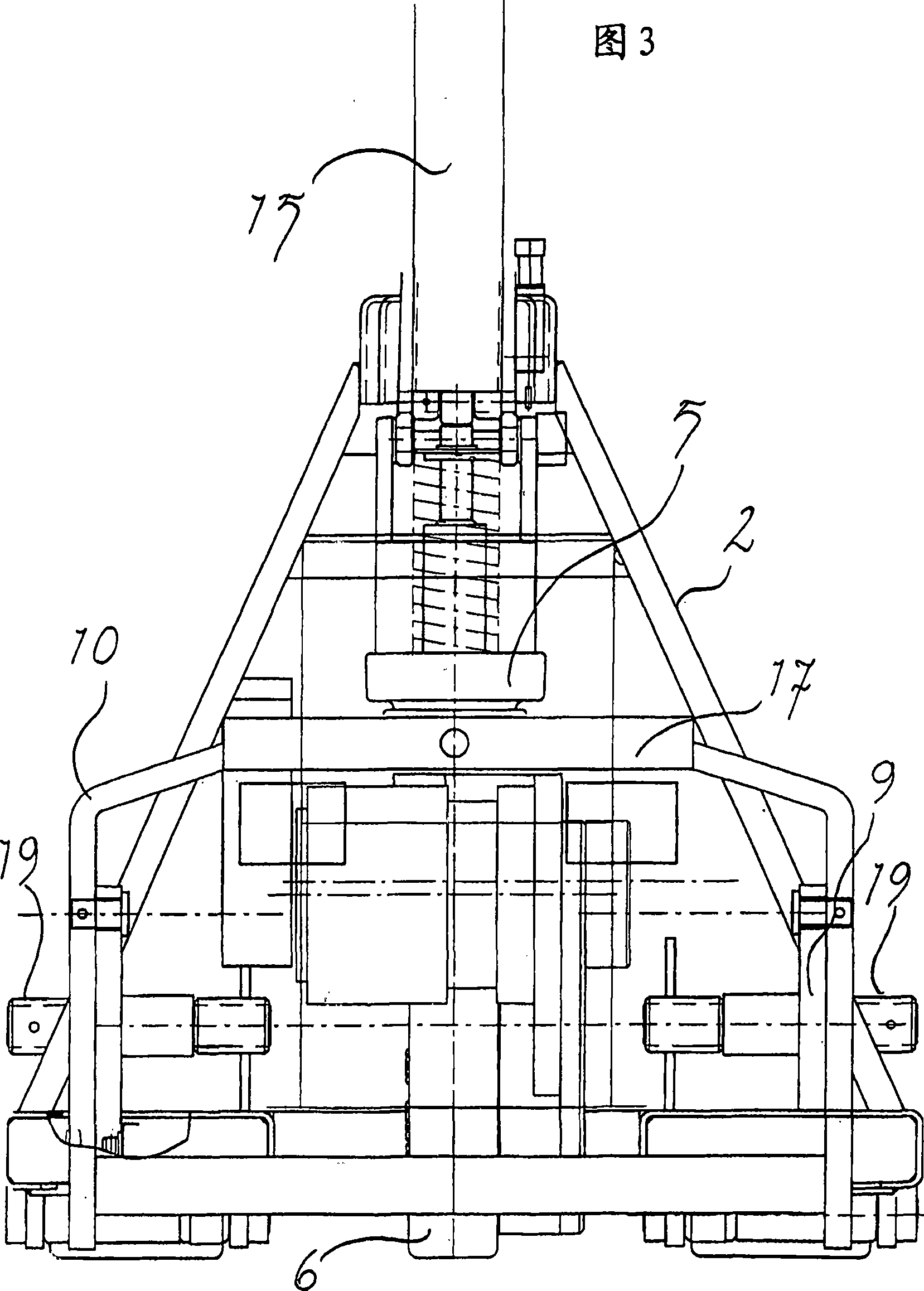 Electrically driven truck