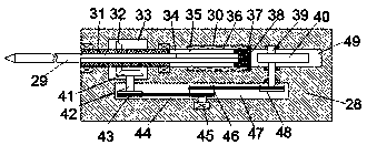 Auxiliary tool for automatic electric meter box mounting and application method of auxiliary tool